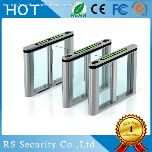 Security Pedestrian Entry Control Turnstiles Flap Barrier